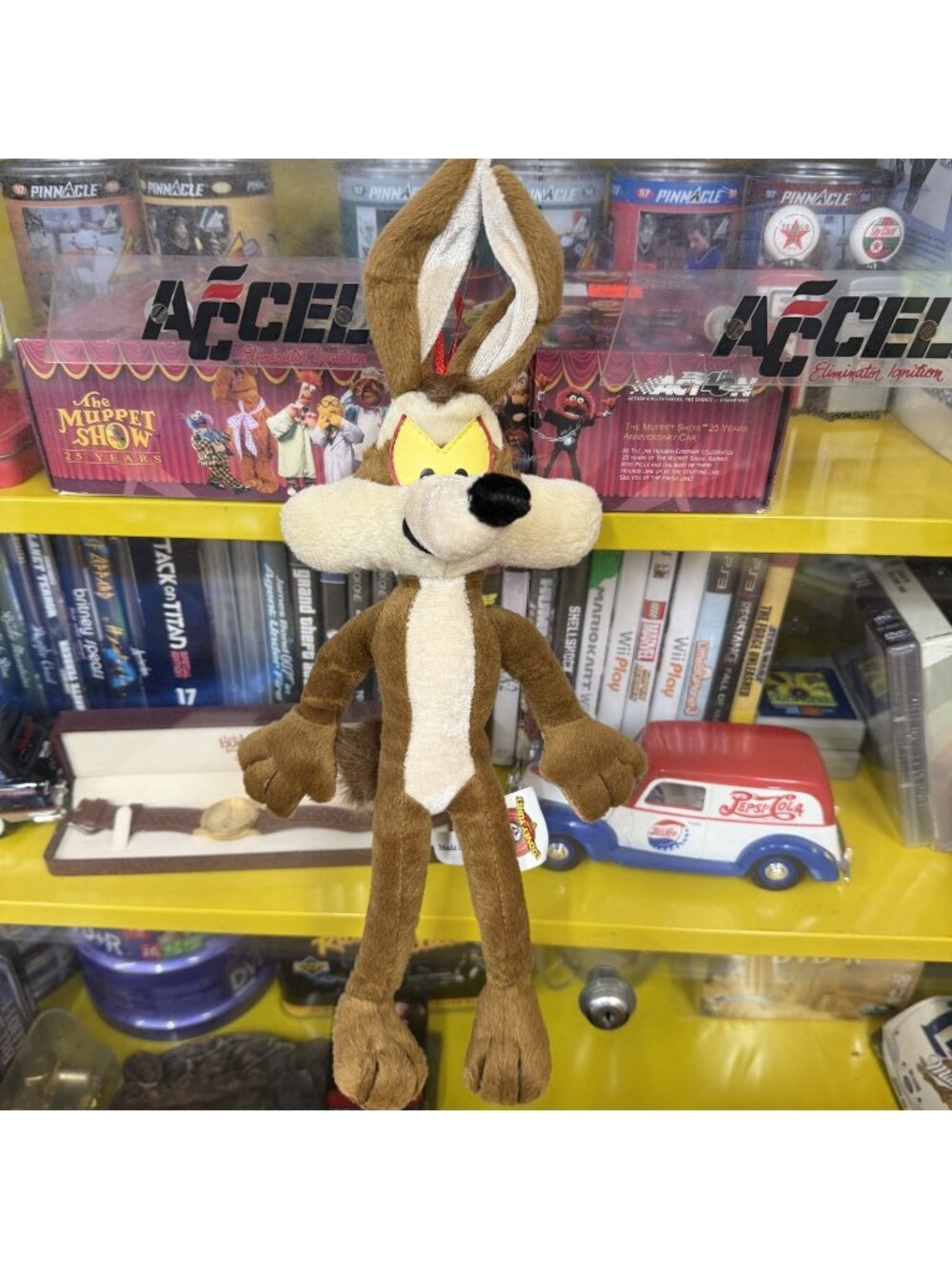 Vintage Wile E. Coyote Plush Looney Tunes Coyote 14in